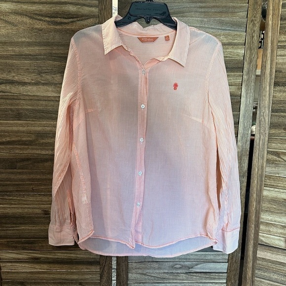 Tommy Bahama Relax Women Button Down Top - Picture 6 of 13